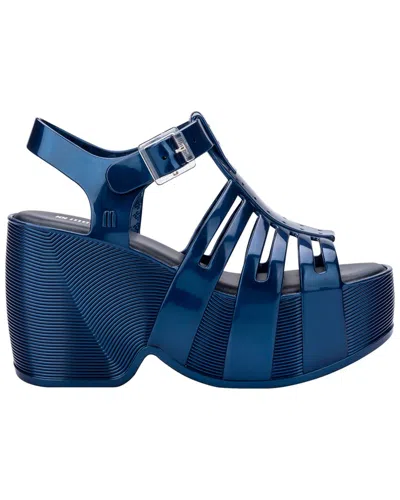 Melissa Shoes Station 79 Platform Shoe In Blue