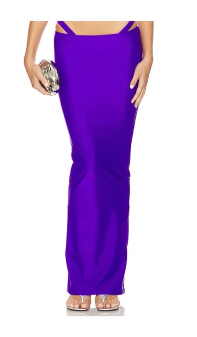Melissa Simone Saida Skirt In Royal Purple