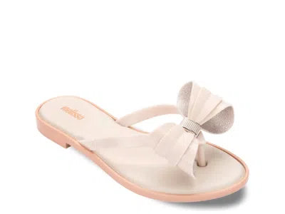 Melissa Slim V Flip Flop In Neutral