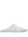 Melissa Smile Print Point-toe Mules In White
