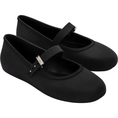 Melissa Soft Ballerina Flat In Black