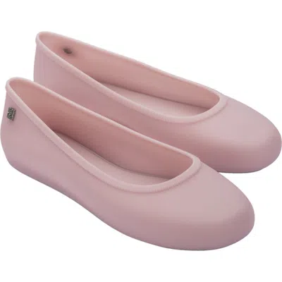 Melissa Soft Ballerina Flat In Animal Print