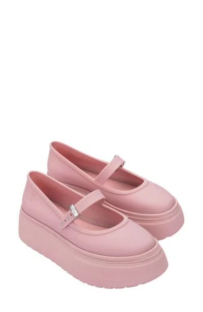 Melissa Soft Ballerina Platform Mary Jane In Pink