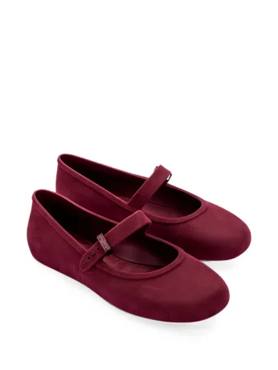 Melissa Soft Ballerina Velvet Ballet Flats In Animal Print