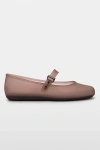 Melissa Soft Jelly Ballerina Flat In Clear Brown, Women's At Urban Outfitters