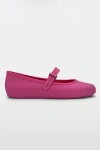 Melissa Soft Jelly Ballerina Flat In Pink/pink, Women's At Urban Outfitters