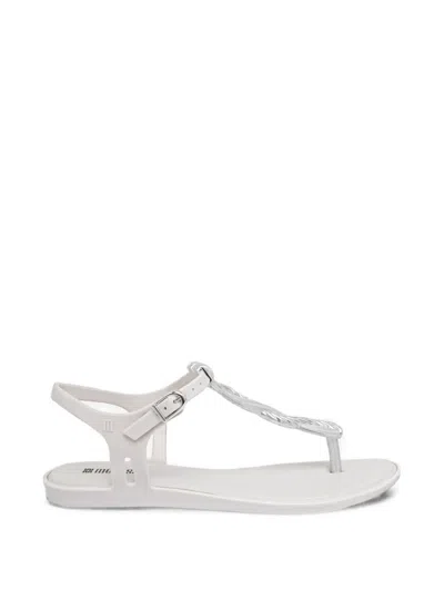 Melissa Solar M Chic Braided-strap Buckle-fastening Sandals In Nude
