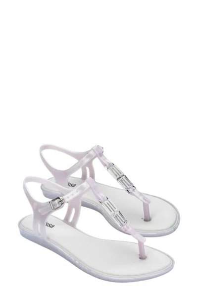 Melissa Solar Slingback Sandal In Pearly White