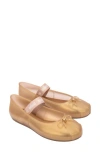 Melissa Sophie Ad Water Resistant Mary Jane In Gold