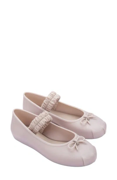 Melissa Sophie Scrunch Mary Jane Flat In Pink