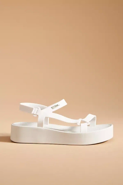 Melissa Sporty Platform Sandals In White