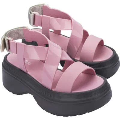 Melissa Stand Platform Sandal In Pink