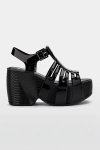 Melissa Station 79 Jelly Platform Sandal In Black, Women's At Urban Outfitters In Black