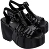 Melissa Station 79 Platform Sandal In Black