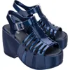 Melissa Station 79 Platform Sandal In Pearly Blue