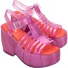 Melissa Station 79 Platform Sandal In Pearly Pink