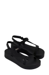 Melissa Sun Downtown Platform Sandal In Black