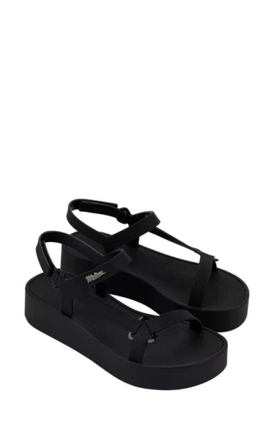 Melissa Sun Downtown Platform Sandal In Black
