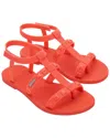 Melissa Sun River Studded Sandal In Red