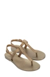 Melissa Sun Ventura T-strap Sandal In Gold