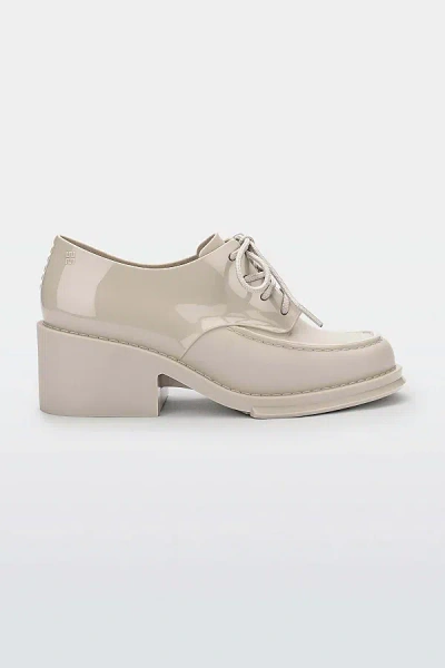 Melissa Tailor Jelly Heeled Oxford In Beige, Women's At Urban Outfitters In Sand