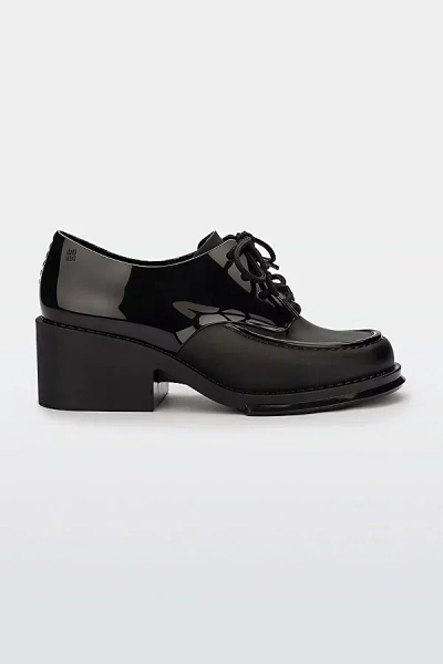 Melissa Tailor Jelly Heeled Oxford In Black, Women's At Urban Outfitters