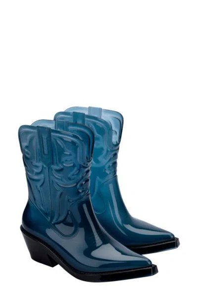 Melissa Texas Cowboy Boot In Blue