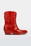 Melissa Texas Jelly Cowboy Boot In Metal Red, Women's At Urban Outfitters