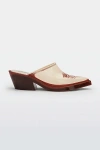 Melissa Texas Jelly Cowboy Mule In Red/beige, Women's At Urban Outfitters In Multi