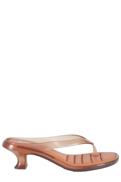 Melissa Thong Kitten In Brown