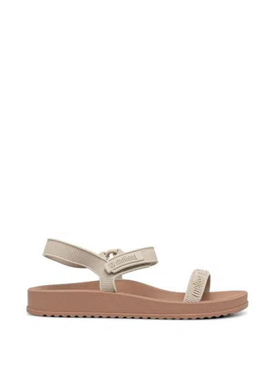 Melissa Touch-strap Logo-embossed Sandals In Neutral