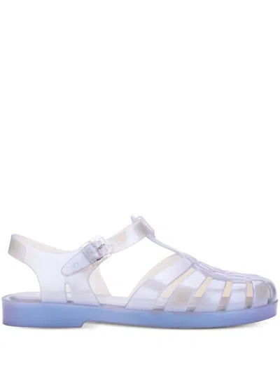 Melissa Translucent Strappy Sandals In White
