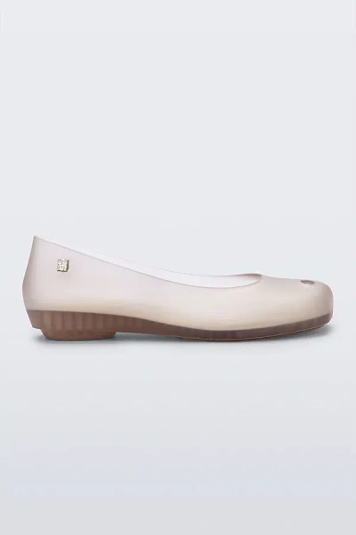 Melissa Ultragirl Futura Ballet Flat In Clear Beige, Women's At Urban Outfitters In Neutral