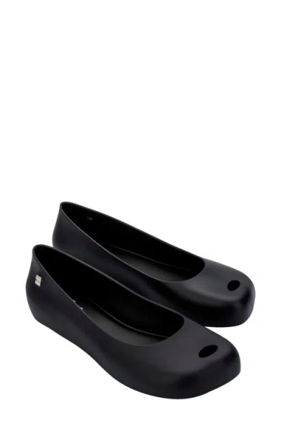 Melissa Logo-plaque Ballet Flats In Blue