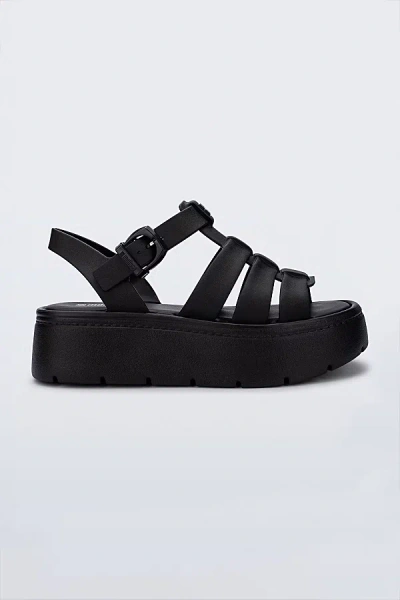 Melissa Up Jelly Platform Fisherman Sandal In Black, Women's At Urban Outfitters