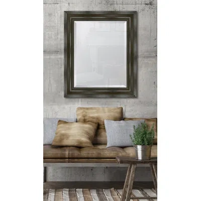 Melissa Van Hise English Resin Frame Wall Mirror In Gray
