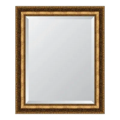 Melissa Van Hise Gold Resin Frame Wall Mirror