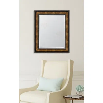Melissa Van Hise Gold Rope Resin Frame Wall Mirror