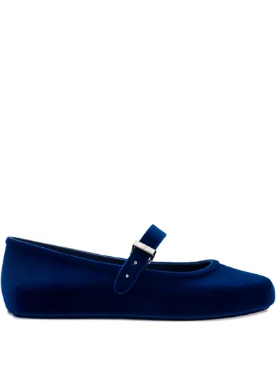 MELISSA VELVET BALLERINAS