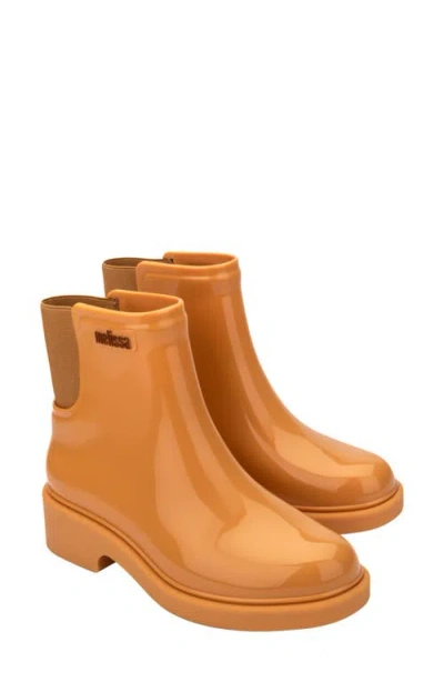 Melissa Water Resistant Chelsea Boot In Orange