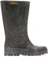 Melissa Welly Glitter Boots In Gray