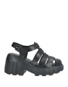 Melissa Women's Megan Ankle Strap Slingback Fisherman Sandals In Black