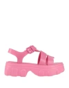 Melissa Woman Sandals Fuchsia Size 7 Rubber In Pink
