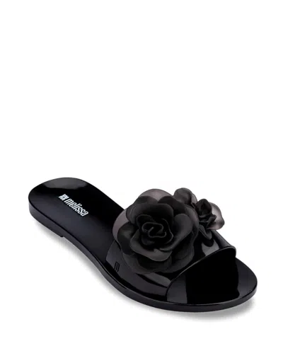 Melissa Women's Babe Petals Slides In Black