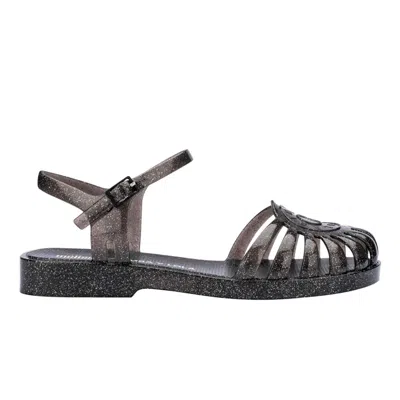 Melissa Women's Bimba Y Lola Jelly Shoe - Black Glitter