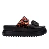 Melissa Women's Black / Brown Cozy Platform - Black Tortoise Shell In Black/tortoiseshell