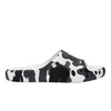 Melissa Women's Black / White Free Print Slide - Black White In Black/white