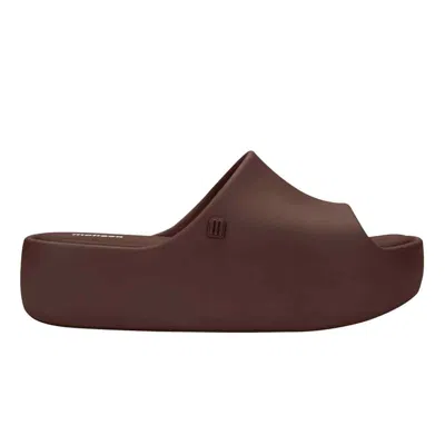Melissa Women's Brown Free Platform Slide - Bronze In Multi