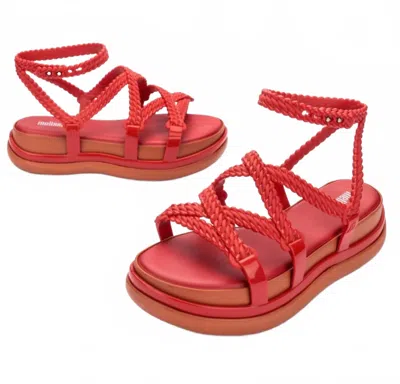Melissa Women's Buzios Platform Sandal In Red