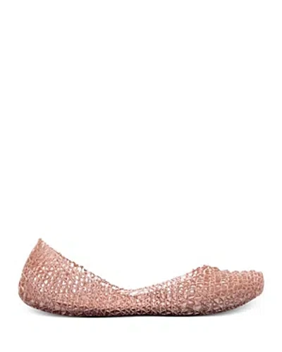 Melissa Women's Campa Slip On Flats In Pink